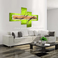 Modern Handmade Painting Art/Green Abstract Oil Painting/Home Decor Canvas Art